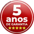 5 anos de garantia